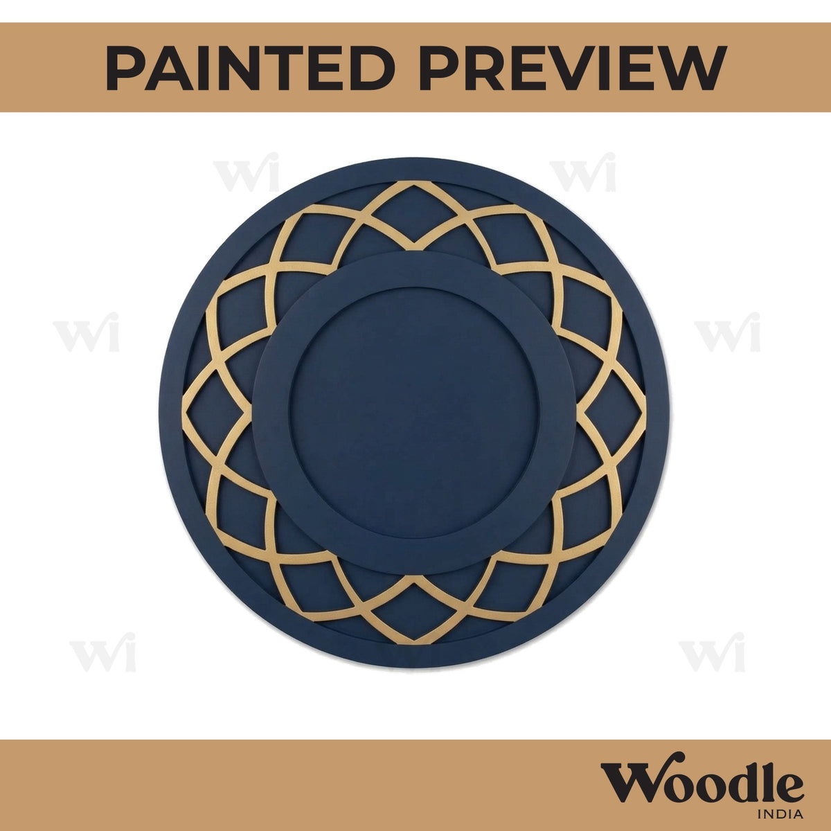 Diya Tealight Holder MDF Design 125