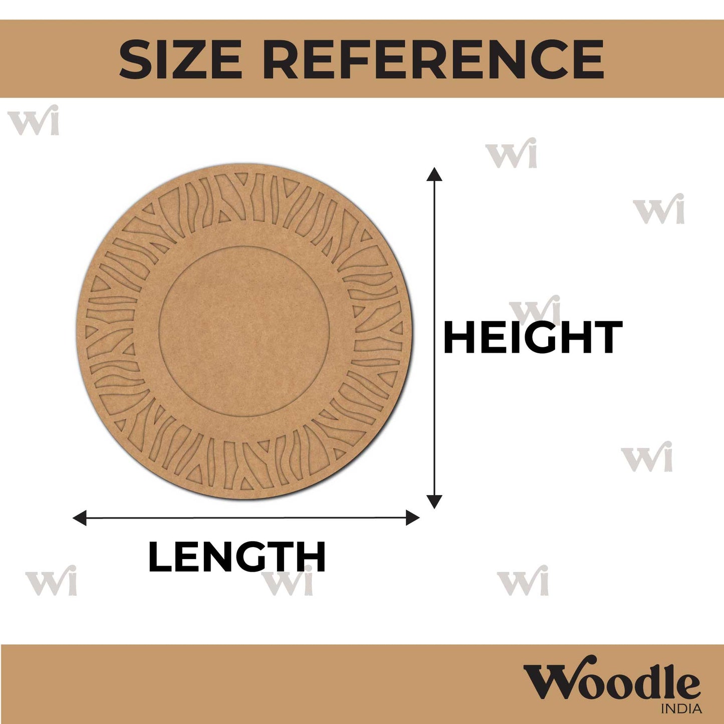 Diya Tealight Holder MDF Design 127