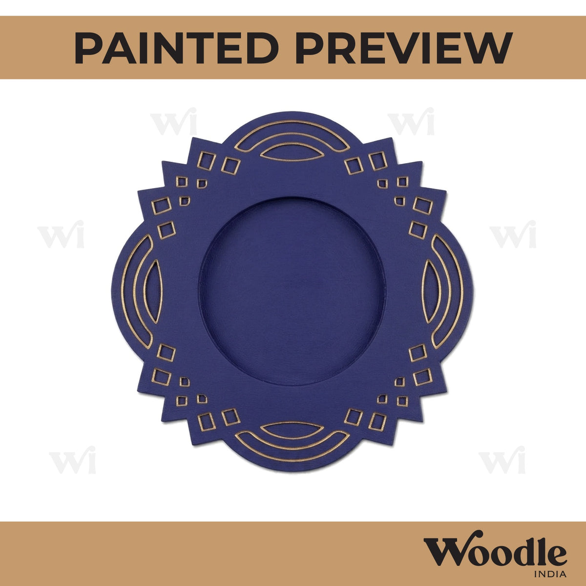 Diya Tealight Holder MDF Design 128