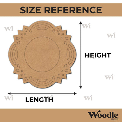 Diya Tealight Holder MDF Design 128