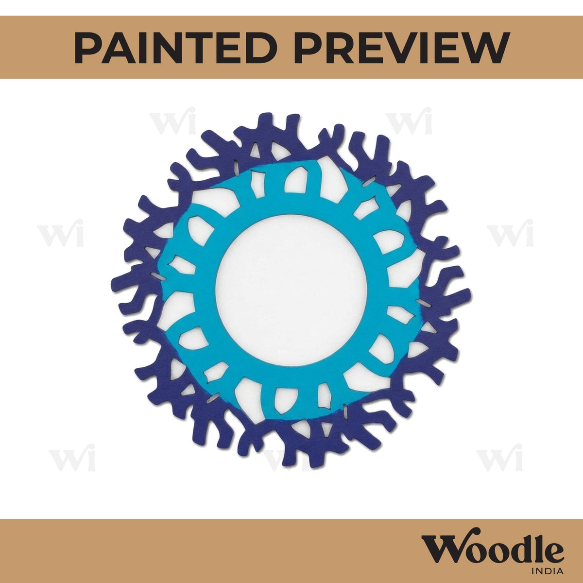 Diya Tealight Holder MDF Design 133