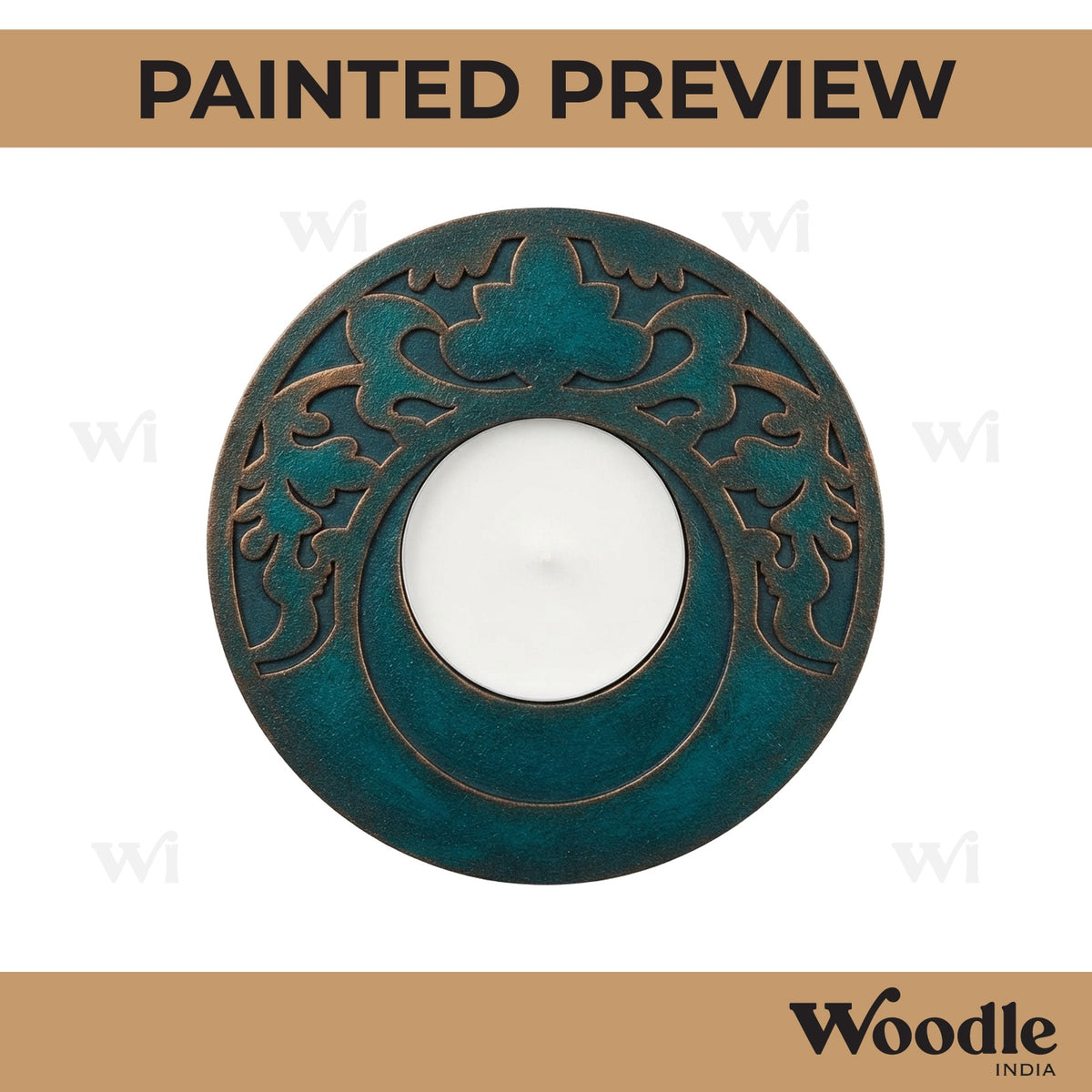 Diya Tealight Holder MDF Design 135