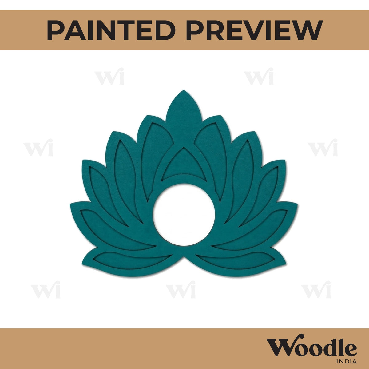 Diya Tealight Holder MDF Design 137