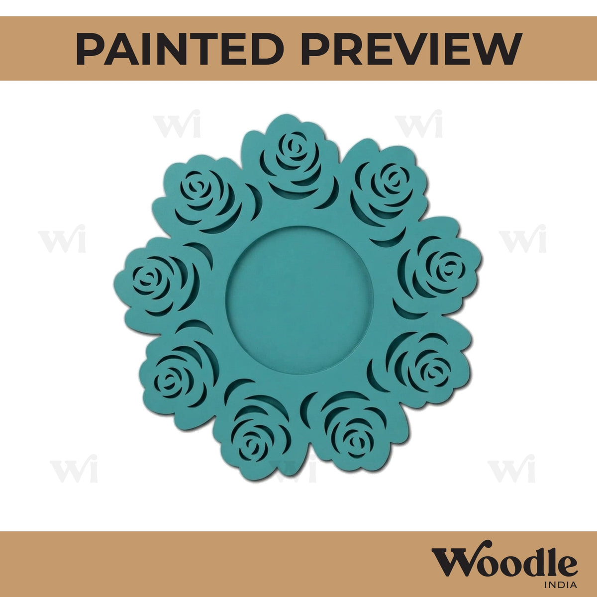 Diya Tealight Holder MDF Design 138