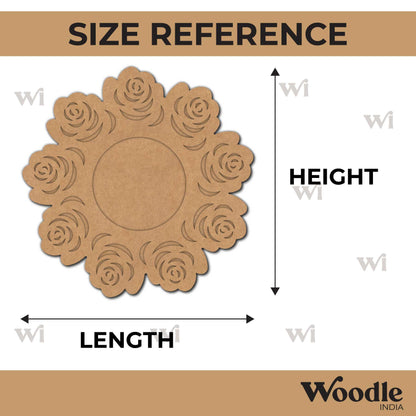 Diya Tealight Holder MDF Design 138