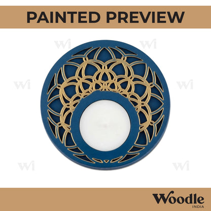 Diya Tealight Holder MDF Design 139