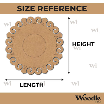 Diya Tealight Holder MDF Design 140