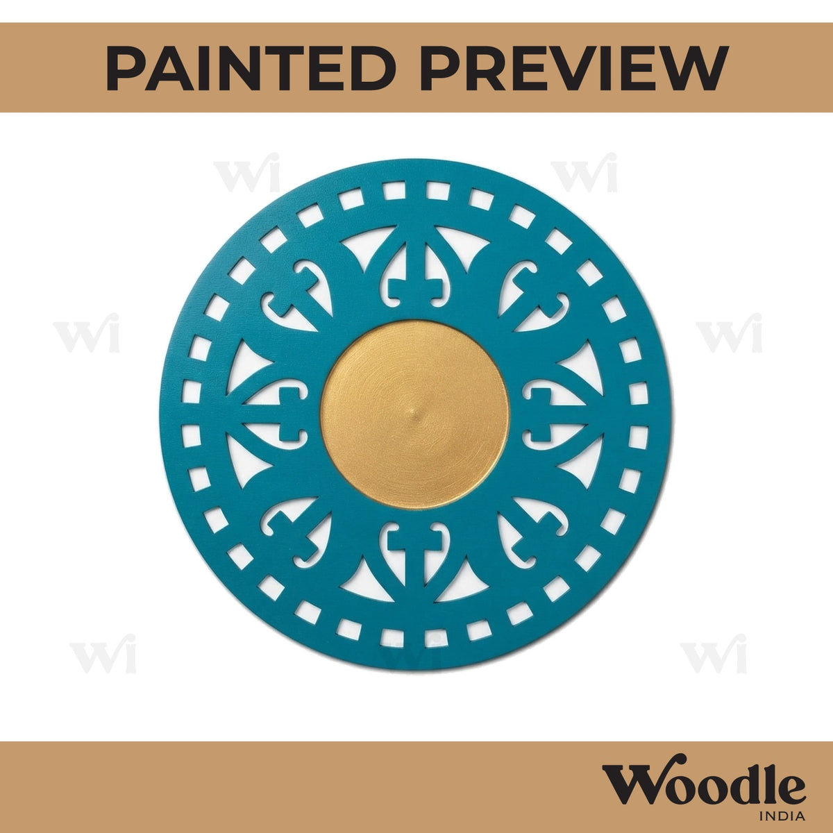 Diya Tealight Holder MDF Design 141