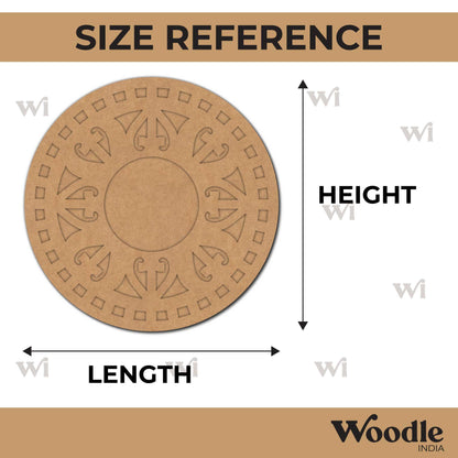 Diya Tealight Holder MDF Design 141