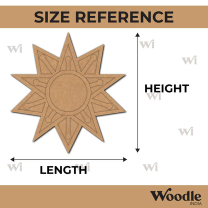 Diya Tealight Holder MDF Design 142