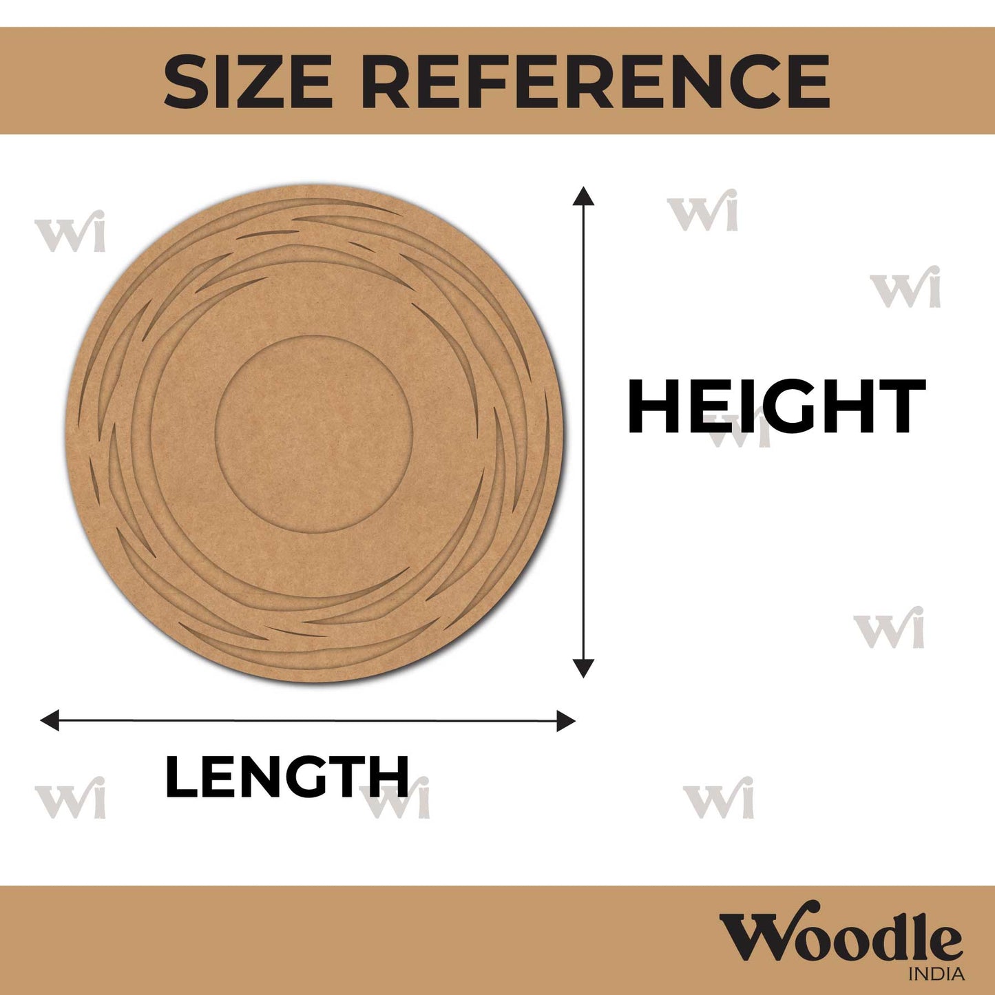 Diya Tealight Holder MDF Design 143
