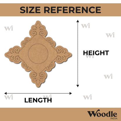 Diya Tealight Holder MDF Design 145