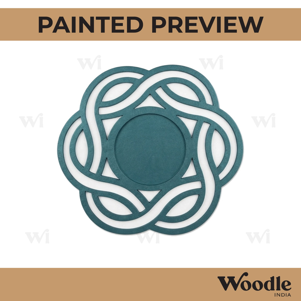 Diya Tealight Holder MDF Design 155