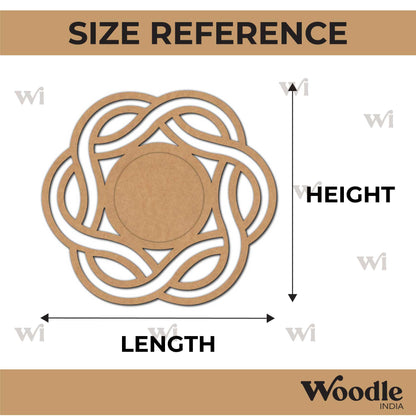 Diya Tealight Holder MDF Design 156