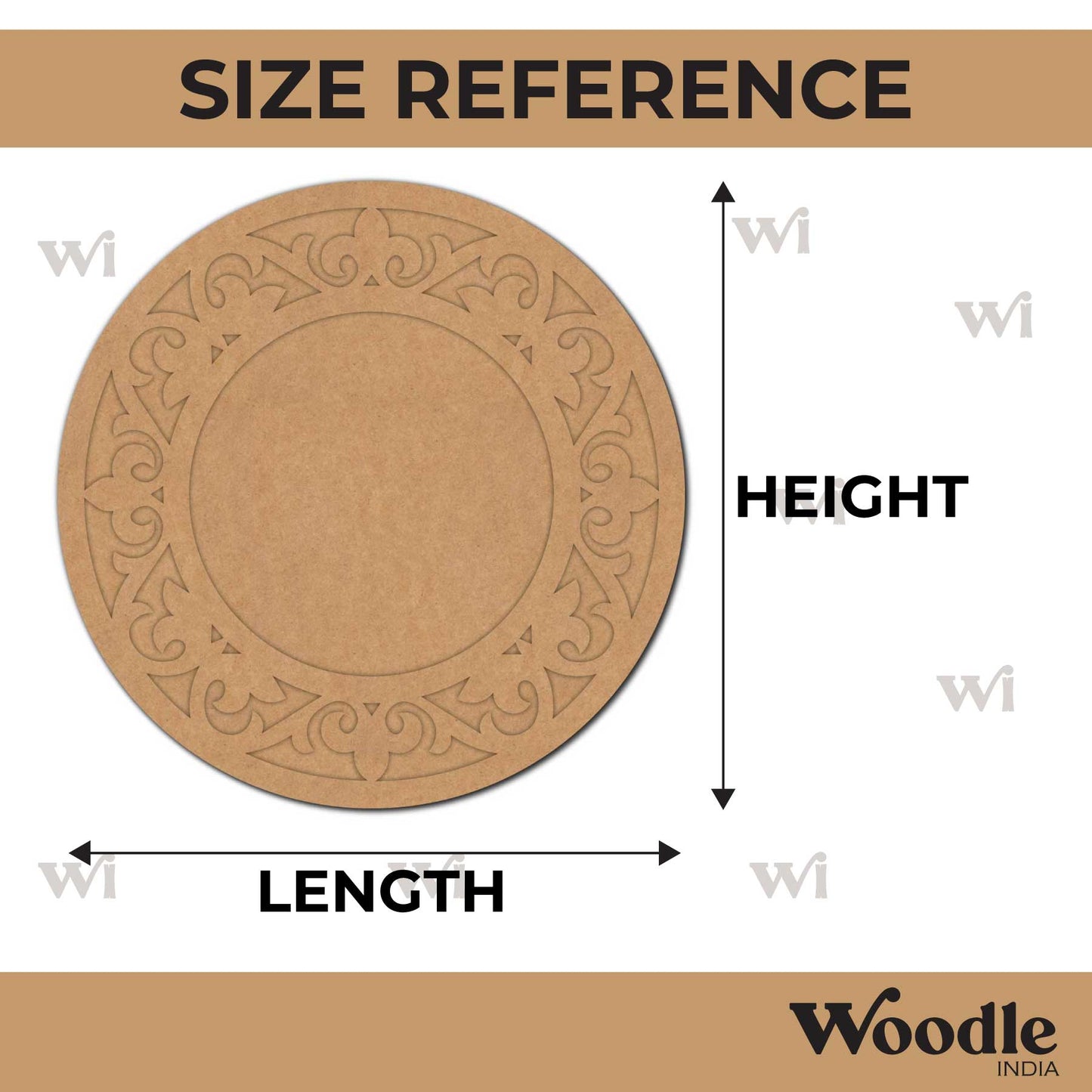 Diya Tealight Holder MDF Design 169