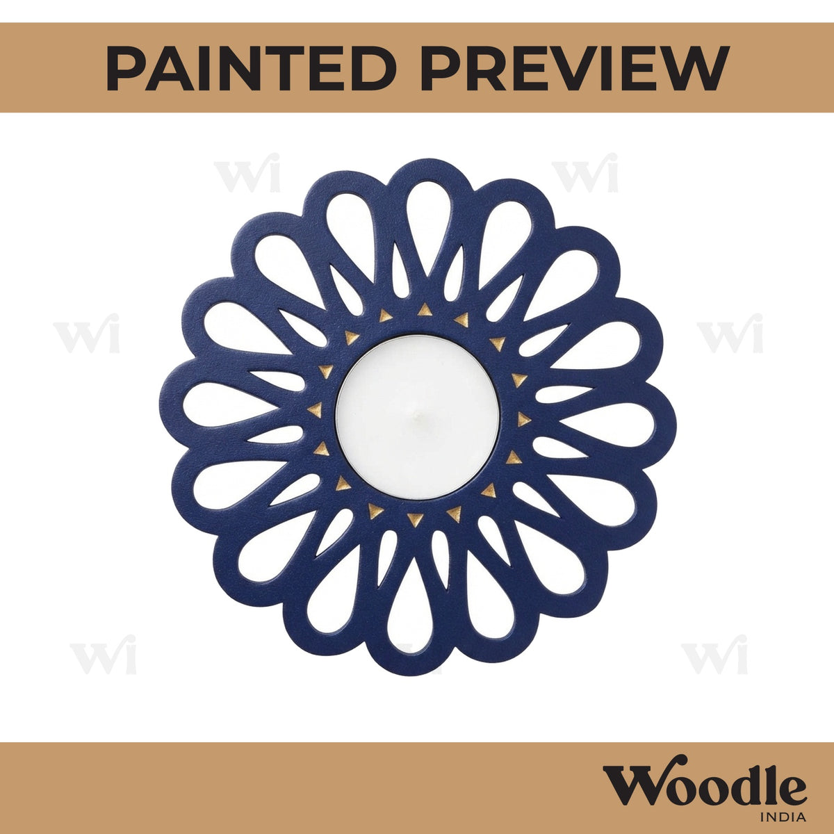 Diya Tealight Holder MDF Design 170