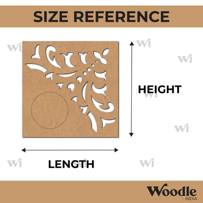Diya Tealight Holder MDF Design 172