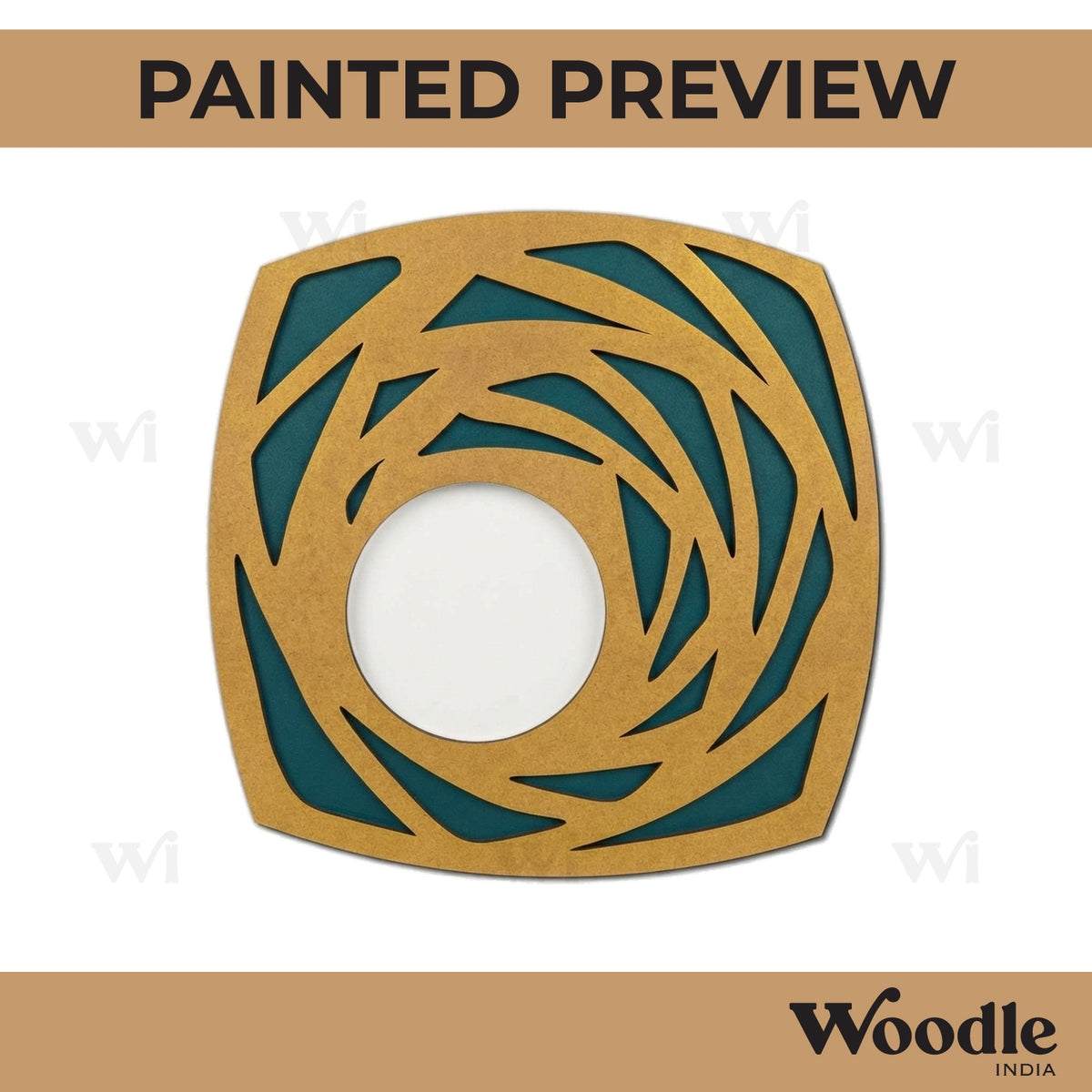 Diya Tealight Holder MDF Design 174