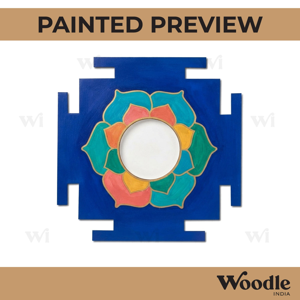 Diya Tealight Holder MDF Design 176