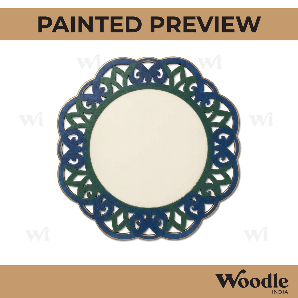 Diya Tealight Holder MDF Design 179
