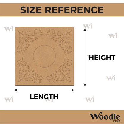 Diya Tealight Holder MDF Design 183