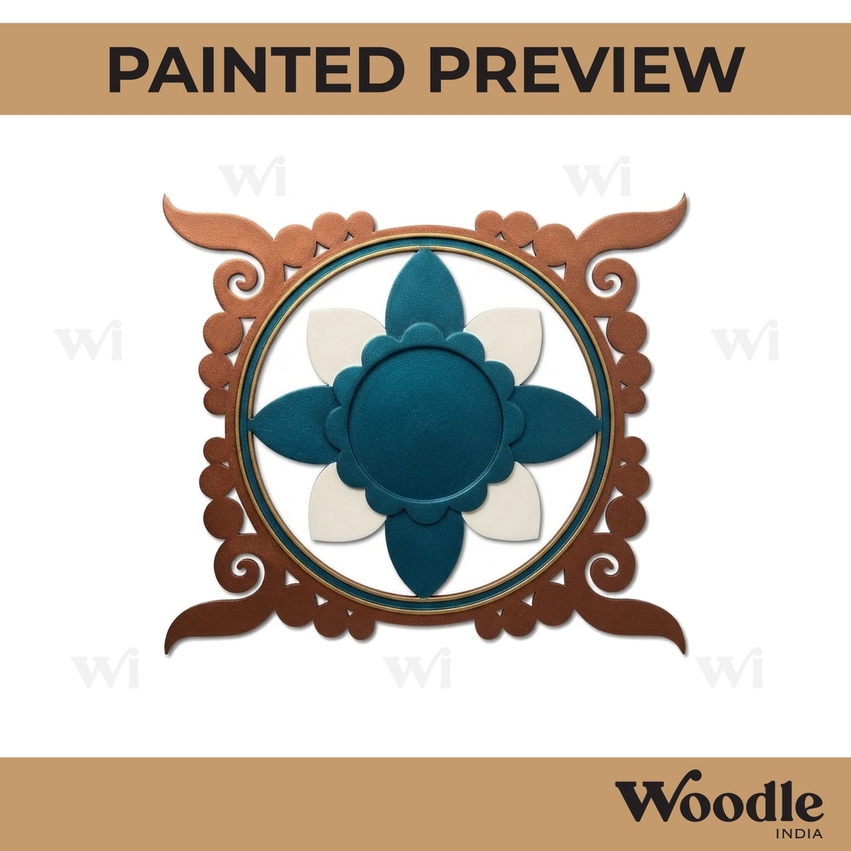 Diya Tealight Holder MDF Design 184