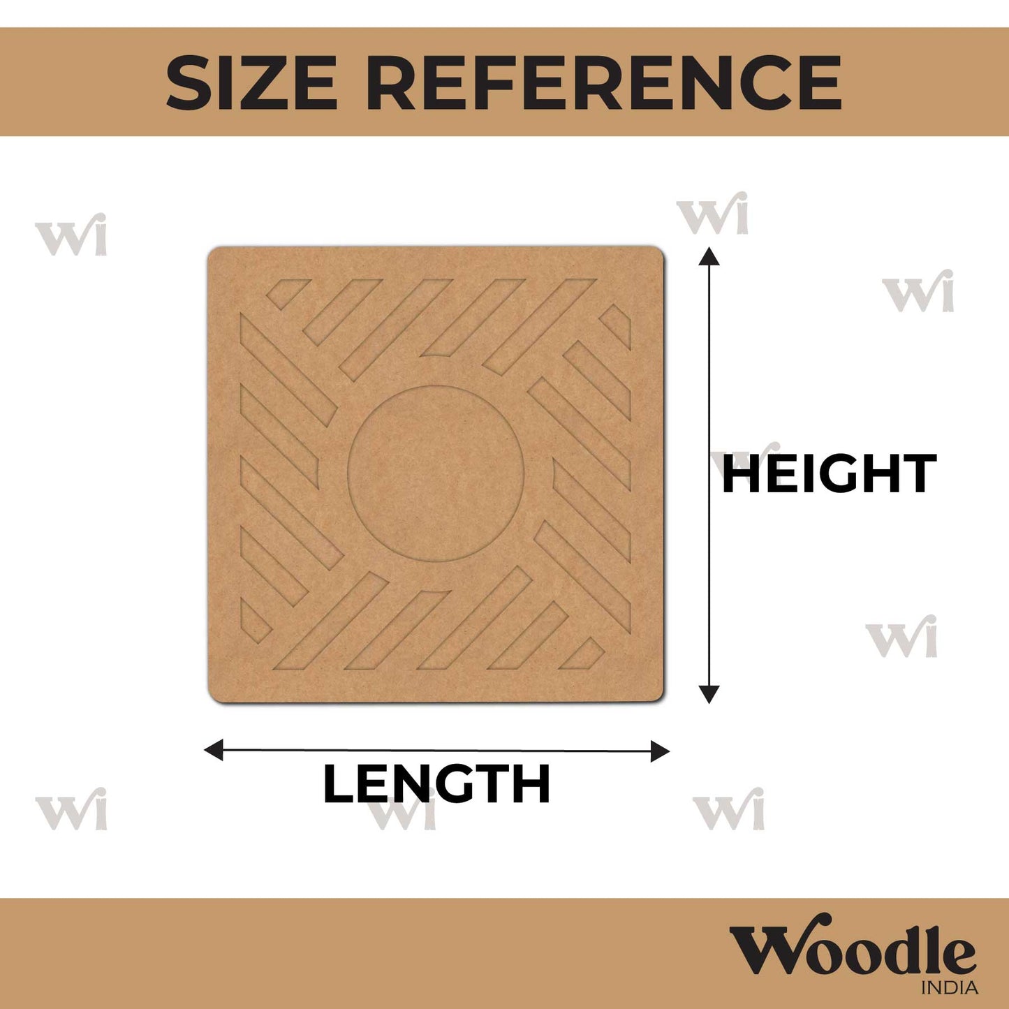 Diya Tealight Holder MDF Design 192