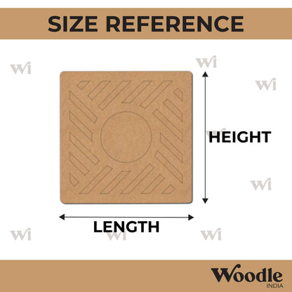 Diya Tealight Holder MDF Design 192