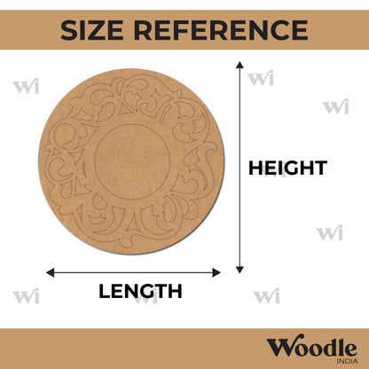 Diya Tealight Holder MDF Design 196