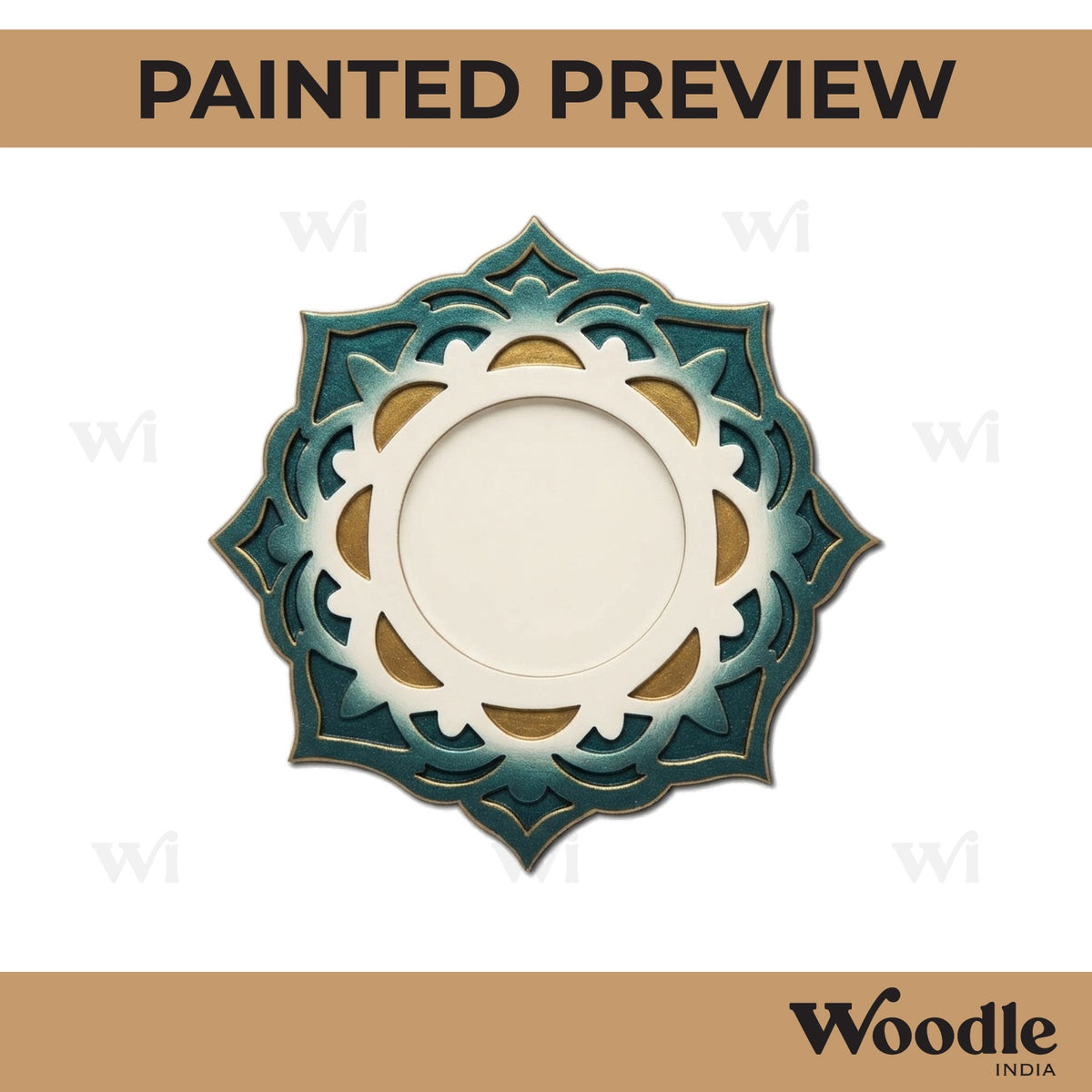 Diya Tealight Holder MDF Design 198