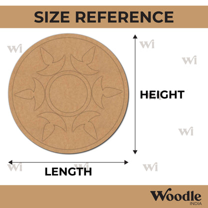 Diya Tealight Holder MDF Design 200