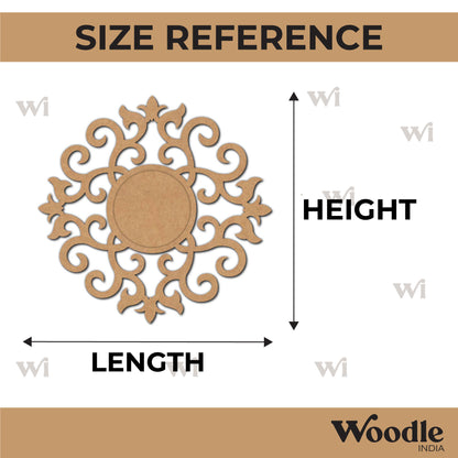 Diya Tealight Holder MDF Design 204