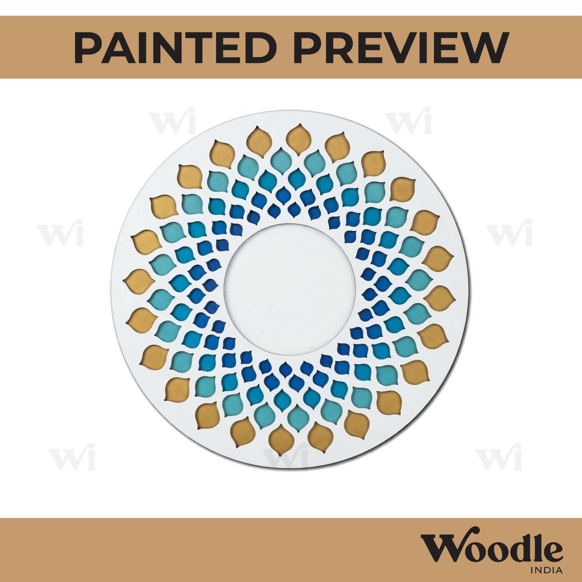Diya Tealight Holder MDF Design 211