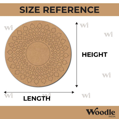 Diya Tealight Holder MDF Design 211