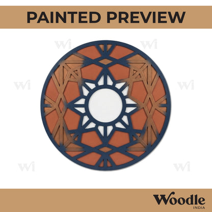 Diya Tealight Holder MDF Design 214