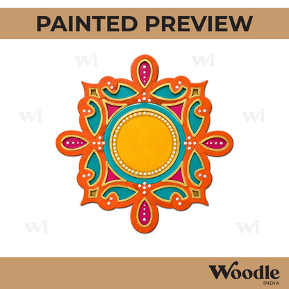 Diya Tealight Holder MDF Design 216