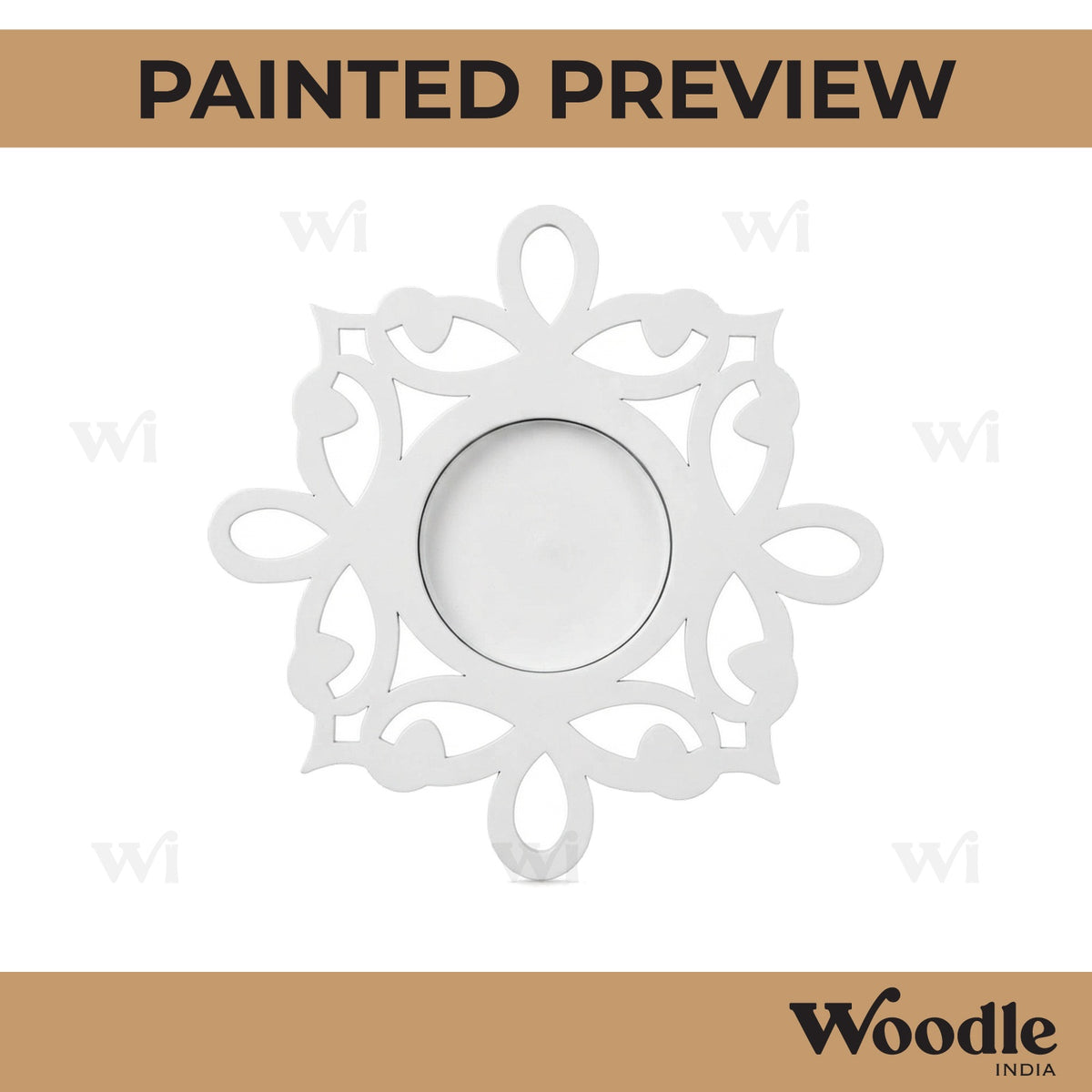 Diya Tealight Holder MDF Design 217