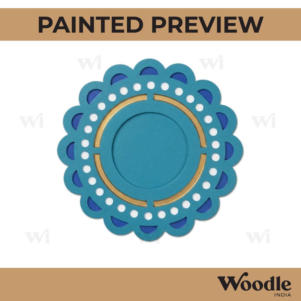 Diya Tealight Holder MDF Design 221