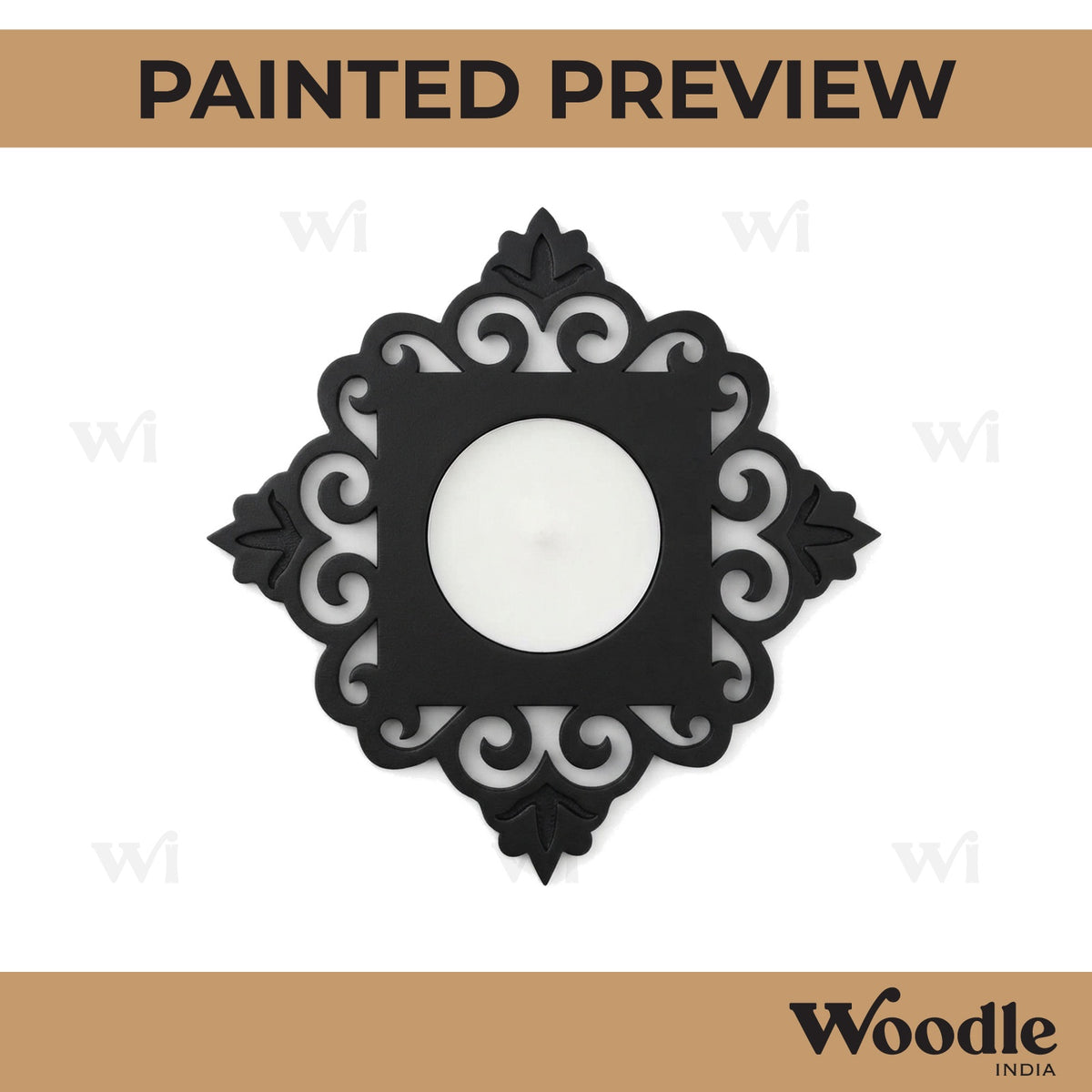 Diya Tealight Holder MDF Design 228