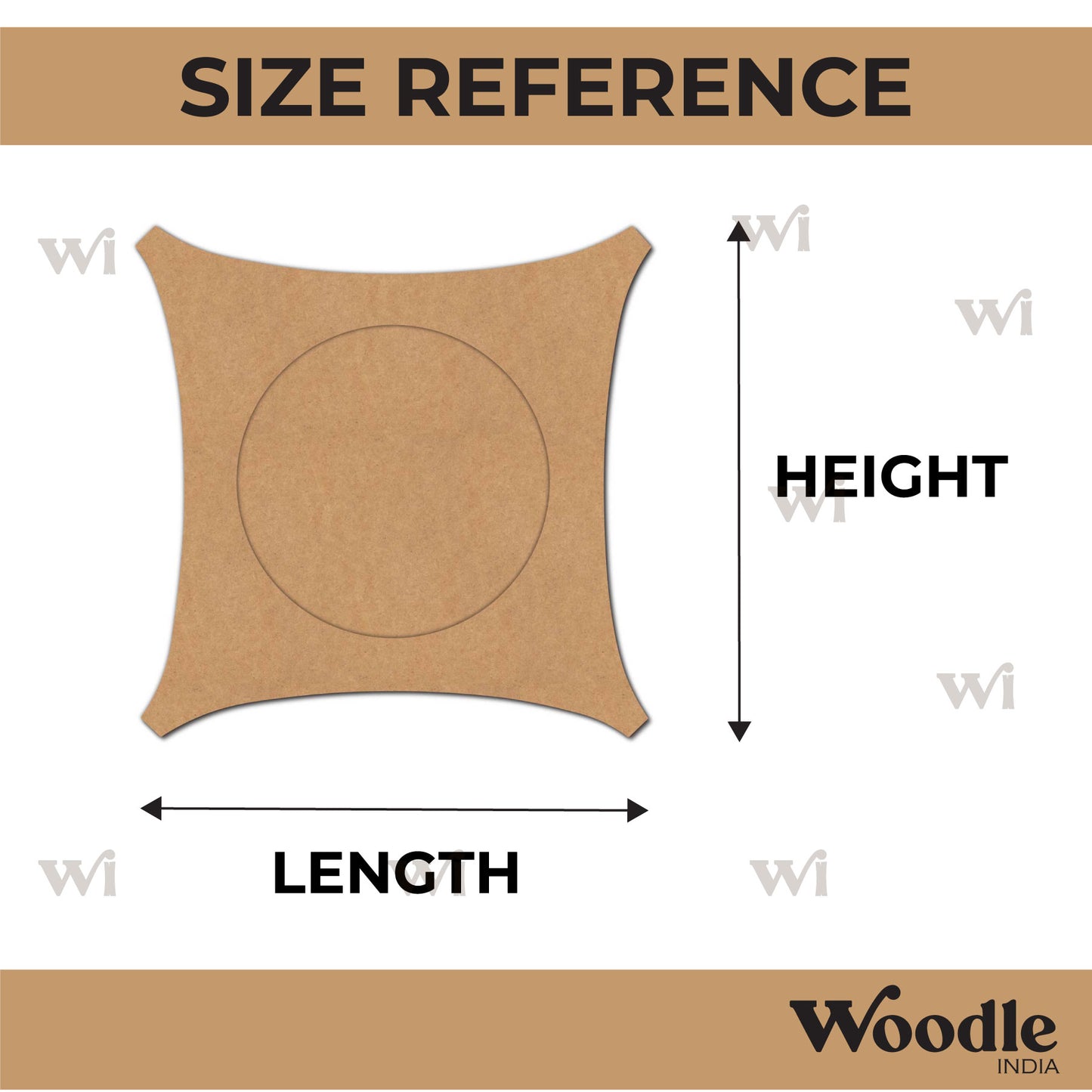 Diya Tealight Holder MDF Design 232