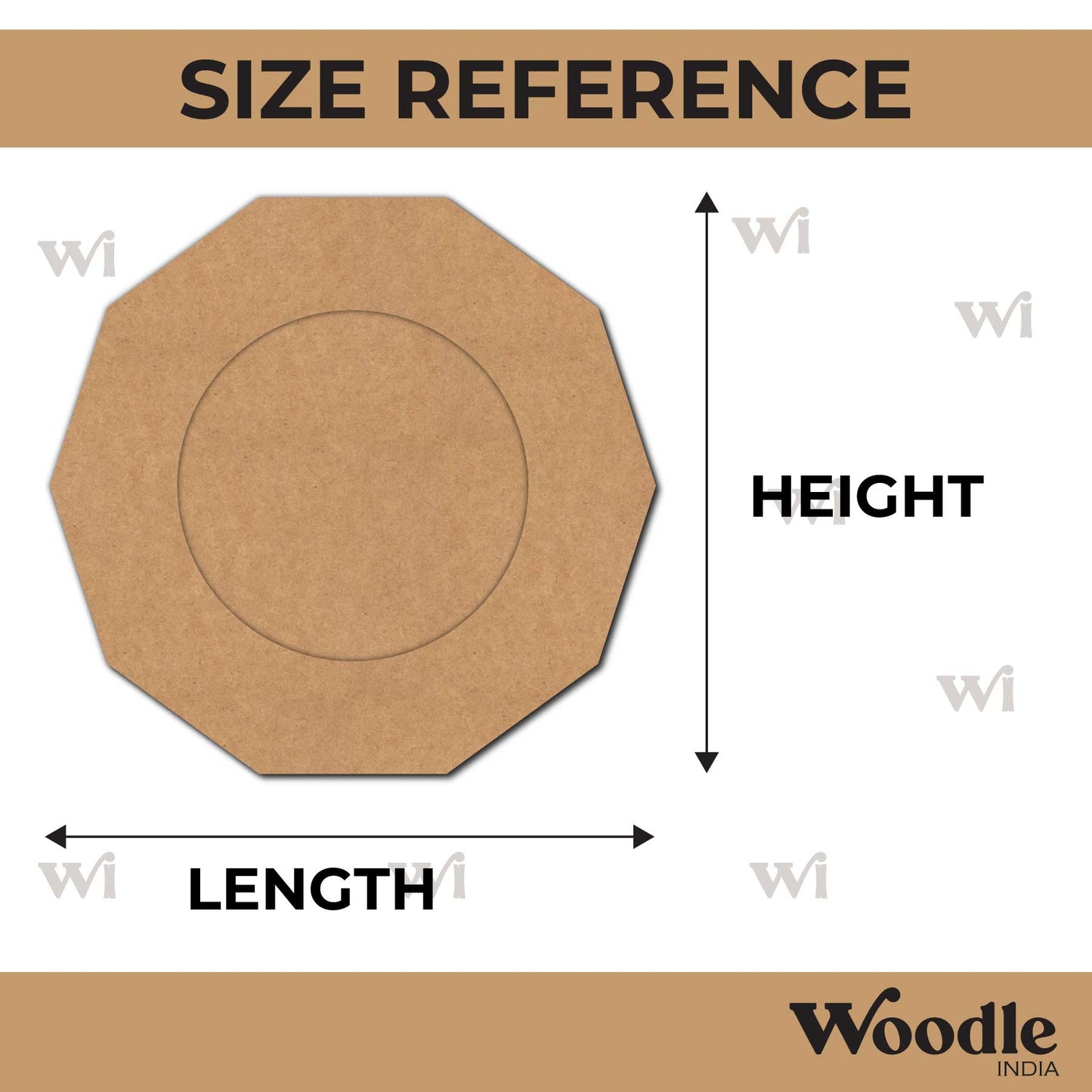 Diya Tealight Holder MDF Design 237