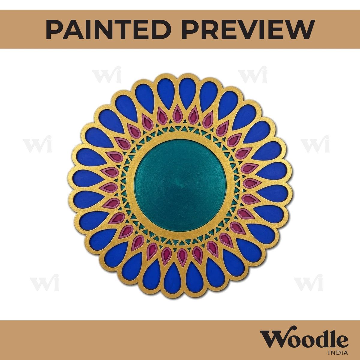 Diya Tealight Holder MDF Design 240
