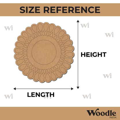 Diya Tealight Holder MDF Design 240
