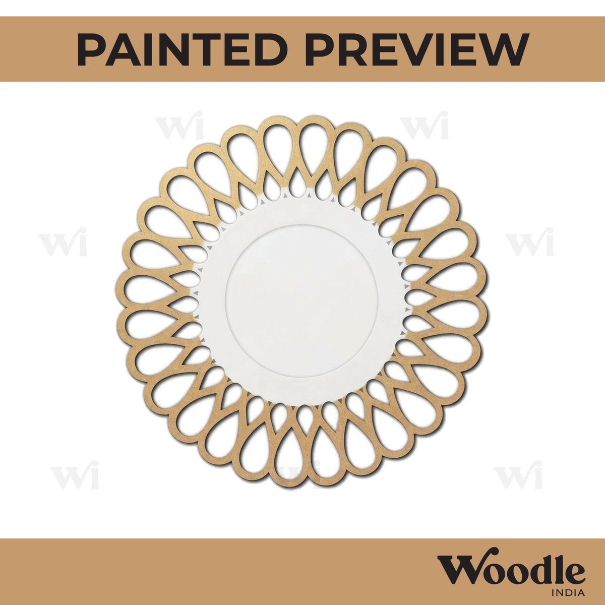 Diya Tealight Holder MDF Design 241