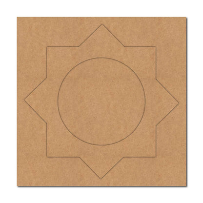 Diya Tealight Holder MDF Design 242