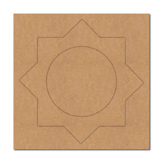 Diya Tealight Holder MDF Design 242