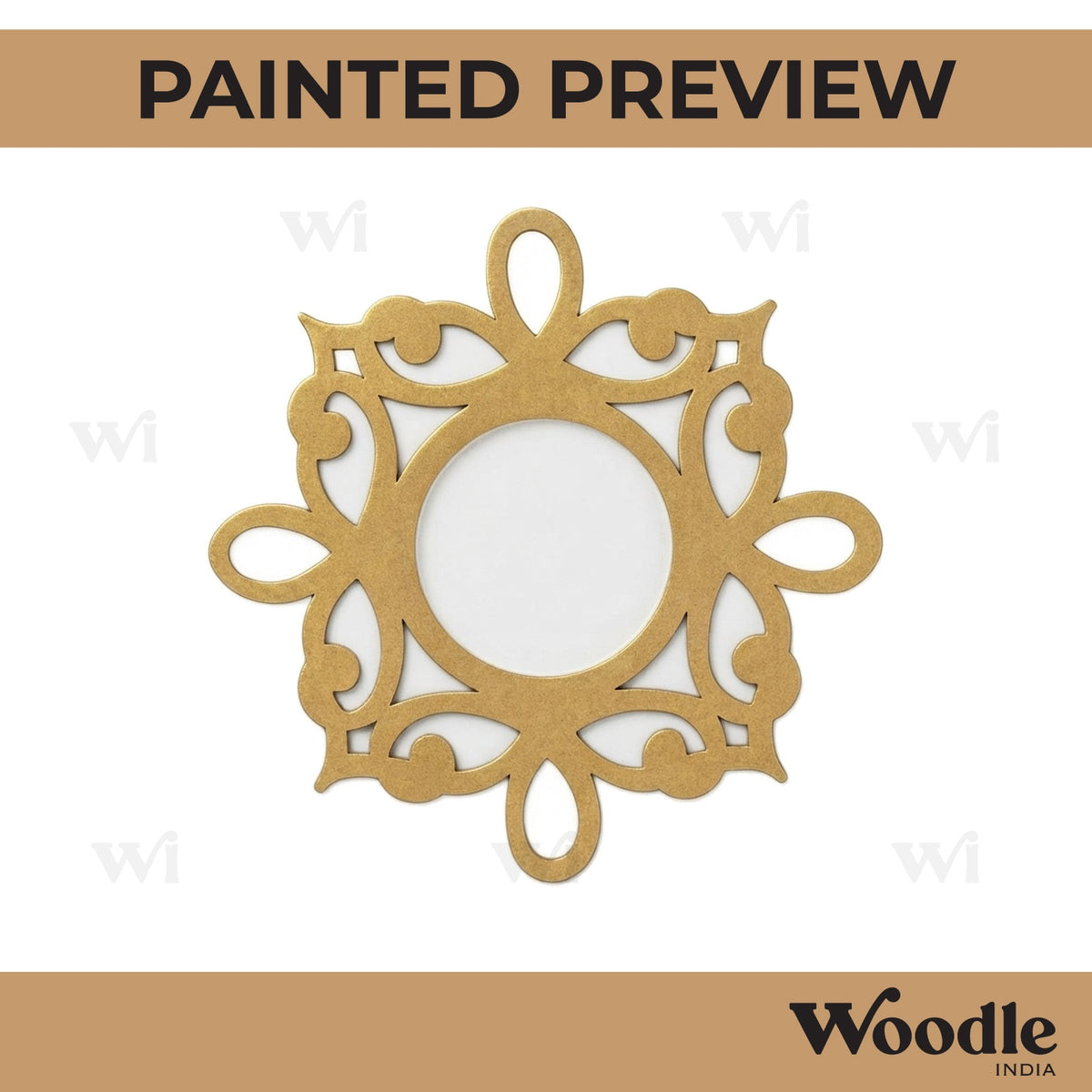 Diya Tealight Holder MDF Design 243