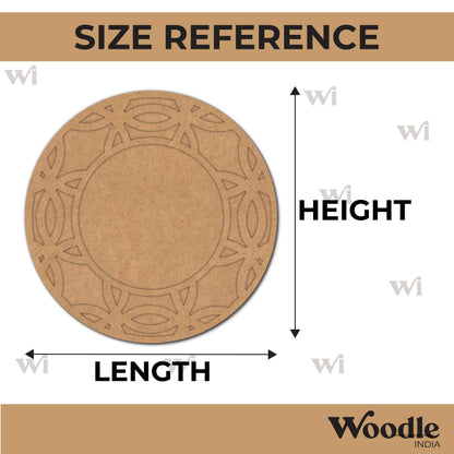Diya Tealight Holder MDF Design 250