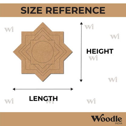 Diya Tealight Holder MDF Design 256