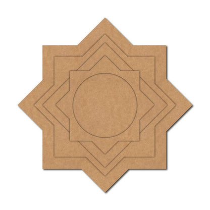 Diya Tealight Holder MDF Design 256